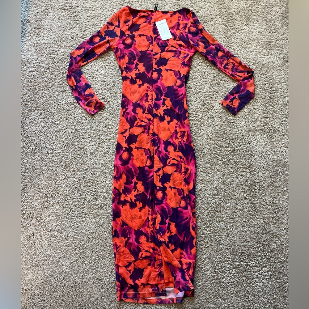 Pretty garden maxi dress